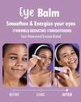 KAHI Eye Balm Multi Balm Eye Brightener Stick & Moisture Balm | Under Eye Brightener & Glow Balm | Hydrating Eye Stick & Multi-Purpose Eye Cream Korean Dark Circles & Fine Lines (0.32 fl oz)