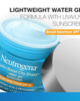 Neutrogena Hydro Boost Face Moisturizer with SPF 25, Hydrating Facial Sunscreen, Oil-Free and Non-Comedogenic Water Gel Face Lotion 1.7 oz