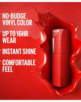 Maybelline Super Stay Vinyl Ink Longwear No-Budge Liquid Lipcolor Makeup, Highly Pigmented Color and Instant Shine, Unrivaled, Berry Burgundy Lipstick, 0.14 fl oz, 1 Count