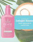 Hempz Sweet Jasmine & Rose Body Serum with Collagen Booster, Light weight, Fast Absorbing Cream Gel, 8.5 fl.oz.