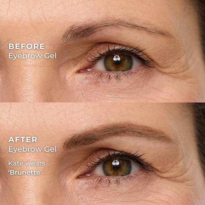 Wunderbrow Waterproof Eyebrow Gel and Wunderlift Wrinkle Reducer Serum, Instantly fills, lifts and refreshes brows and eyes, Shade Brunette, Vegan and Cruelty-Free