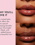 LAWLESS Forget the Filler Lip Plumping Line Smoothing Tinted Balm, Amaretto, Brown, 0.09 Ounce