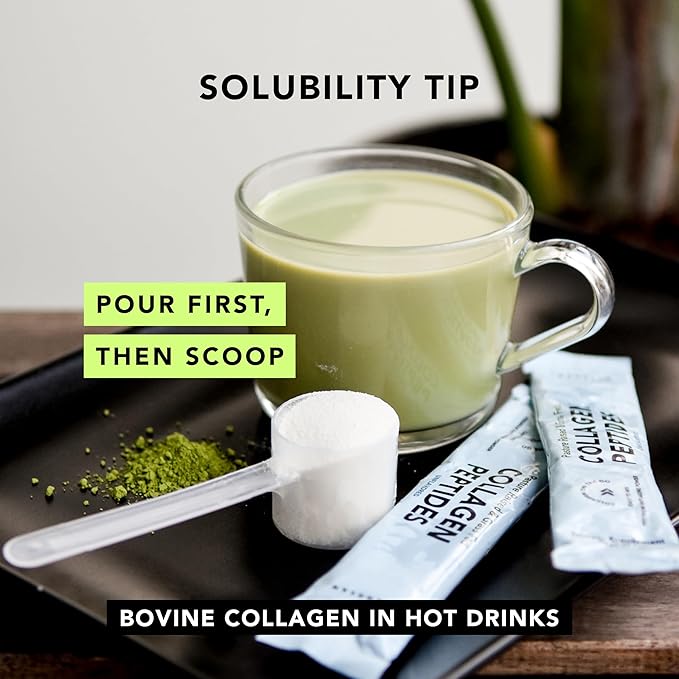 AMANDEAN Collagen Peptides Powder (17.6oz). Grass-Fed Hydrolyzed Protein Supplement. Promotes Healthy Joints, Skin, Hair, Nails. Unflavored & Easy to Mix.