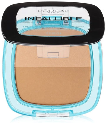 L’Oréal Paris Infallible Pro Glow Pressed Powder, Creme Cafe, 0.31 oz.
