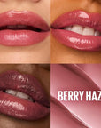 Maybelline Lifter Glaze Oil Balm with Hyaluronic Acid and Hydrating Oil Blend, Lip Balm with 24HRs of Smooth, Moisturizing Shine, Berry Haze (Sheer Cool Mauve)