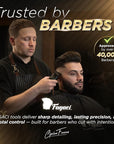 Fagaci Professional Hair Clippers for Men with DLC Blades and High Torque Vector Motor, Barber Clippers and Trimmers Set Zero Gap, 12000 RPM Hair Cutting Kit, Mens Haircut Cordless Clipper for Barber