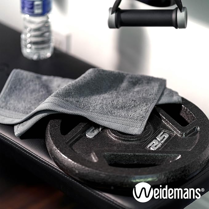 100% Cotton Washcloths Set 13” x 13” | Dark Grey Towels | Set of 6 Ultra Soft and Highly Absorbent Washcloths Sets for Bathroom, Gym, Spa | Machine Washable Face Towel