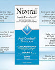 Nizoral Anti-Dandruff Shampoo with 1% Ketoconazole, Fresh Scent, 7 Fl Oz