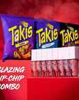 MAYBELLINE Lifter Plump Lip Gloss and Takis Chips, Chili Pepper Lip & Chip Combo, Fun Hot Bundle Includes 1 Lip Plumper in Hot Honey and 1 Bag of Takis Fuego Chips