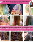 MSDADA New Hair Chalk Comb Temporary Hair Color Dye for Girls Kids with Light Color Hair, Washable Hair Chalk for Girls Age 4 5 6 7 8 9 10 Birthday Cosplay DIY, Easter Stocking Suffer