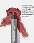 Wonderskin Lip Liner Pencil - 360 Contour Lipliner, Long Lasting, Sharpenable, Waterproof and Transfer-Proof Nude Lip Liner Pencil (Ruby)