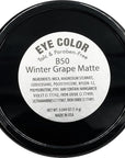 Winter Grape Matte Dark Purple Mauve Pressed Powder Single Vegan Eyeshadow; Talc, Paraben & Cruelty Free
