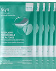 skyn ICELAND Dissolving Microneedle Under Eye Patches with 39% Hyaluronic Acid & Peptides No-Slip Eye Masks for Firming Wrinkles & Fine Lines, 5 Pairs