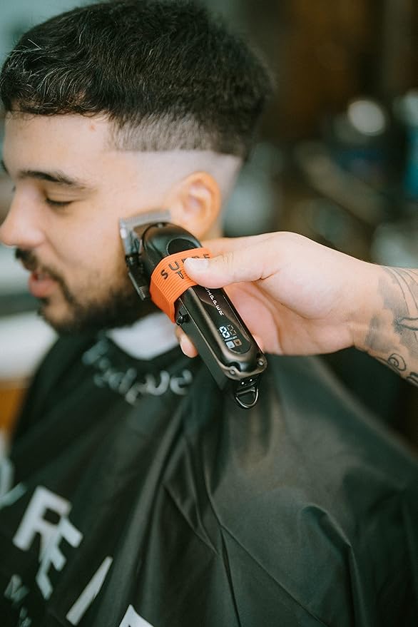 Supreme Trimmer Pro Clipper All Metal w/Taper Blade | 300 Min Run Time Professional Hair Clipper Set, Cordless Beard Trimmer | STC5030 Black