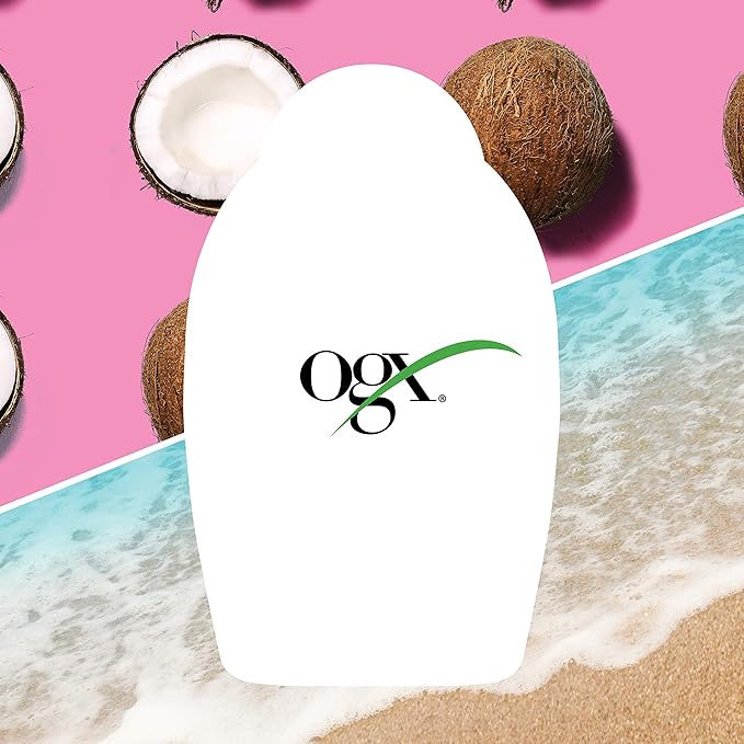 OGX Extra Creamy + Coconut Miracle Oil Ultra Moisture Body Wash, 19.5 Fl Oz (Pack of 2)