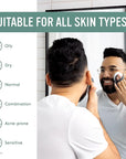 Sud Scrub® Antimicrobial Silicone Face Scrubber, 1 Pack, Gentle Face Exfoliator for Sensitive Skin, Eco Friendly Facial Cleansing Brush, Exfoliating Face Brush for Men and Women (Mint)
