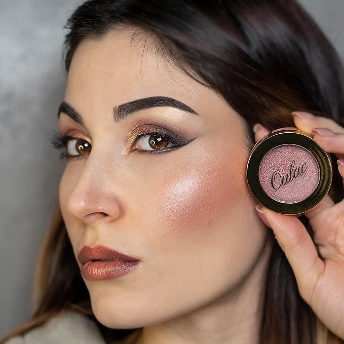 Oulac Shimmer Blush Makeup| 2 in 1 Powdery 4.8g