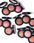 LAURA GELLER NEW YORK Baked Blush-n-Brighten Marbleized Blush + Angled Brush (02 Pink Buttercream, 47mm)
