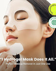 PO:DL All-In-One Hyaluronic Hydrogel Mask(4ea) | Collagen Face Mask for Glass Glow Skin | Deep Hydration & Radiance Boosting | Improves Skin Elasticity & Firmness | Korean Face Mask Skincare