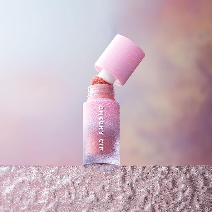 W7 Cheeky Dip Liquid Blusher - Pigmented Colour Twice (Pink)
