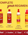 Creme of Nature Argan Oil Shampoo, Moisture & Shine Shampoo, Sulfate Free Hair Care Formula, Nourishes, Hydrates, Detangles, 12 fl. oz.