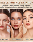 Airbrush Foundation Makeup Spray Full Coverage Foundation for Mature Skin,Long-lasting Airbrush Flawless Setting Spray,Waterproof Foundation for Smooth Radiant Skin (Natural/Warm Porcelain)