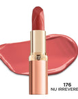 L'Oreal Paris Colour Riche Les Nus Lipstick, Nu Irreverent, 0.13 Oz.