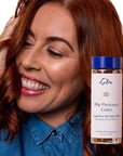 eSalon Permanent Hair Color & Hair Dye Complete Kit - Personal Colorist Kit for Up To 100% Gray Coverage for All Hair Types - Professional-Grade Ammonia-Free Hair Dye (Light Brown Red Copper 6RC)