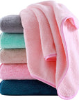 Cosy Family 6 Pack Ultra Soft Microfiber Absorbent Hand Towel, Silk Hemming Towels for Bathroom - Quick Drying - Perfect for Bath, Fitness, Gym, Shower, Hotel, and Spa - 16x28 Inch, Light Color