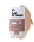 Raw Element Ultra-Moisturizing Face Tint Sunscreen, SPF 30+, Non Toxic Mineral Face Cream, Non Nano Zinc Oxide, Reef Friendly, Safe for All Ages, 0.5 oz, Coconut Pack of 1