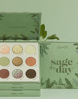 ColourPop Sage the Day Eyeshadow Palette - Sage & Olive Palette with Metallic and Matte Finishes - High-Pigment Eye Makeup with a Long-Wearing Formula (0.3 oz)
