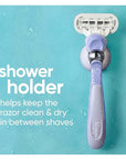 Gillette Venus Deluxe Smooth Swirl Women's Razor Handle + 2 Blade Refills
