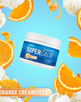 Nello Supercalm Powdered Drink Mix Tub, Cortisol Reducer* and Sleep Aid Supplement, L Theanine, Ksm-66 Ashwagandha, Magnesium Glycinate, Vitamin D 3, No Sugar, Non GMO, 30 Ct, Orange Creamsicle