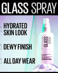 Maybelline New York Facestudio GlassSkin Makeup Finishing Hydrating Dewy Glossy Finish All Day Wear Use After Makeup Application or On Its Own, Glass Skin Spray, 3.4 Fl Oz