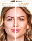 Pacifica Sunny Glow Liquid Face Bronzer Drops - Face Makeup Bronzing For Face & Cheeks for Instant Sun-Kissed Glow - Vitamin C & Glycolic Acid Infused Liquid Bronzer Illuminating Highlighting Clean