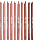 ColourPop Lippie Lip Pencil Vault - 10 High-Pigment, Long-Lasting & Sharpenable Lip Liners with High-Impact Color - Vegan, Cream Formula with Precise Application - Truth or Bare (0.04 oz)