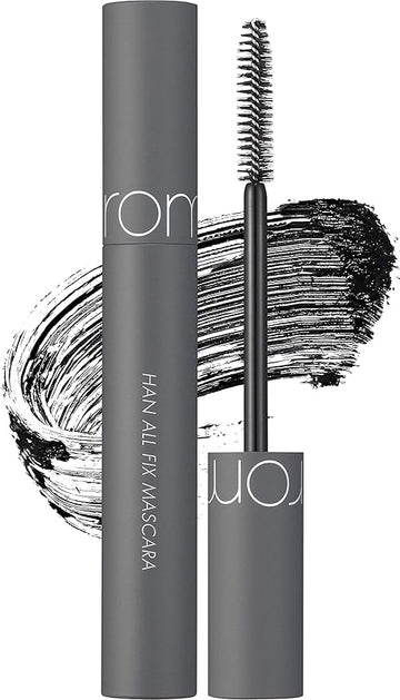 rom&nd HAN ALL FIX MASCARA V01 Volume Black | K-Beauty Holy Grail | Extreme Waterproof, Smudge-Proof & Curl-Fixing for Falsie-Like Lift & All-Day Wear