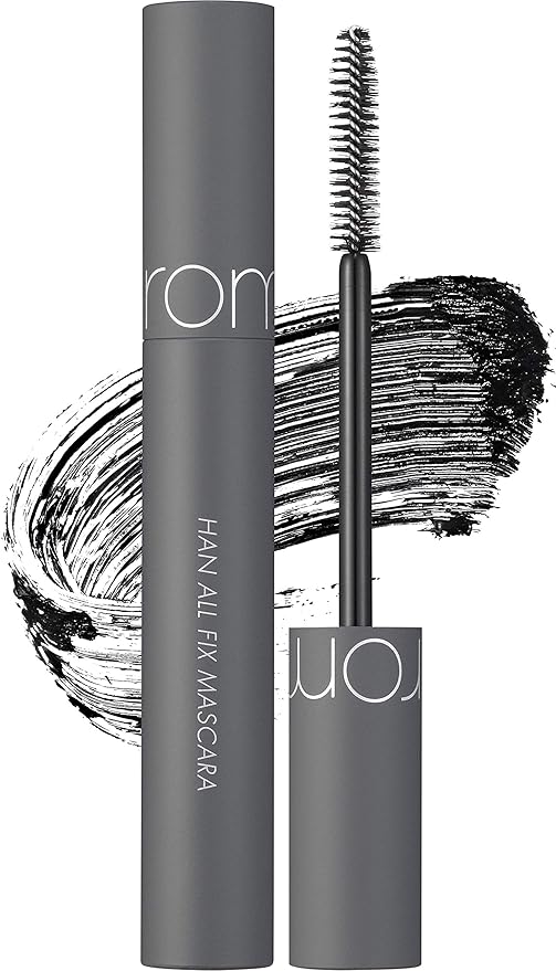 rom&nd HAN ALL FIX MASCARA V01 Volume Black | K-Beauty Holy Grail | Extreme Waterproof, Smudge-Proof & Curl-Fixing for Falsie-Like Lift & All-Day Wear