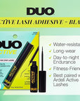 DUO Active Black Adhesive for Strip Lashes 4.6g / net wt 0.16 oz