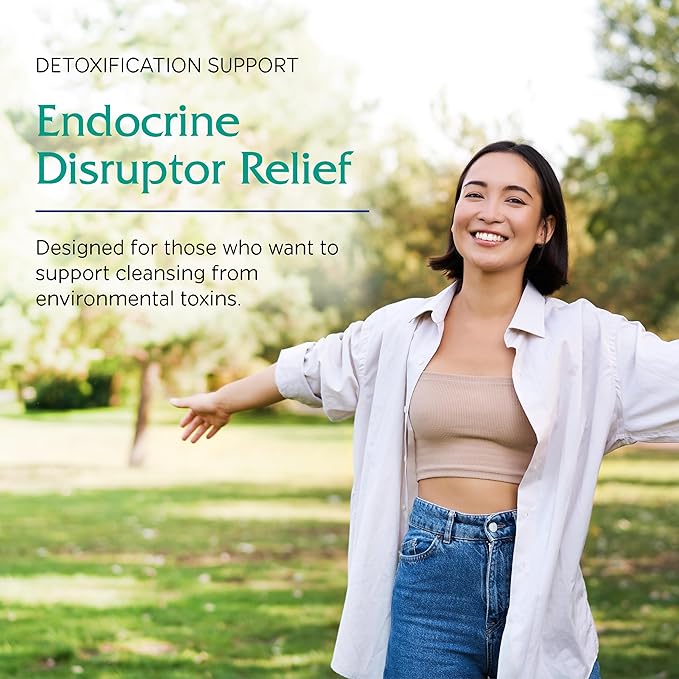 Vitanica Endocrine Disruptor Relief, Liver Detox Cleanse Support, Dr. Formulated Liver Support Supplement with Calcium D-Glucarate, ALA, NAC, L-Glycine & More, Vegan, 120 Capsules