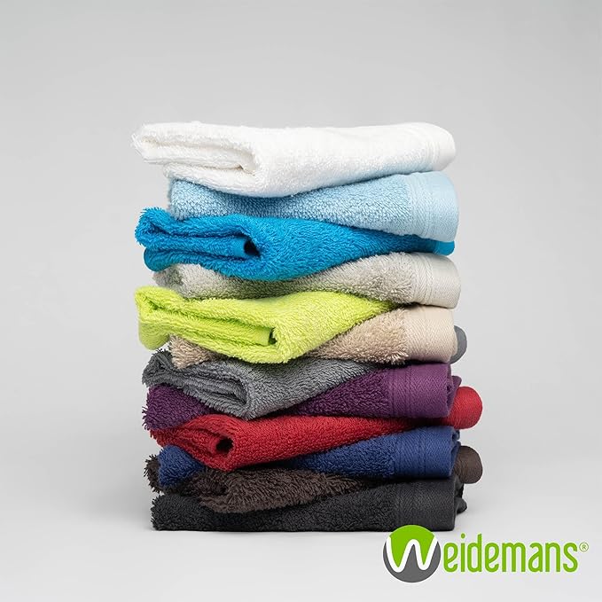 100% Cotton Washcloths Set 13” x 13” | Chocolate Towels | Set of 6 Ultra Soft and Highly Absorbent Washcloths Sets for Bathroom, Gym, Hotel, Spa | Machine Washable Face Towel