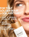 Pacifica Sunny Glow Liquid Face Bronzer Drops - Face Makeup Bronzing For Face & Cheeks for Instant Sun-Kissed Glow - Vitamin C & Glycolic Acid Infused Liquid Bronzer Illuminating Highlighting Clean