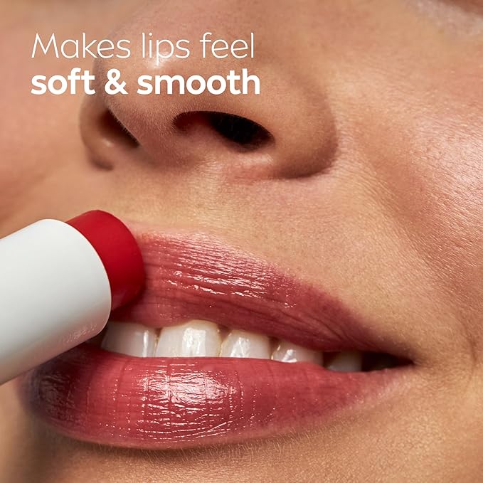 NIVEA Cherry Lip Care, Tinted Lip Balm with Shea Butter, Nourishing Oils and Vitamin C & E, 3-in-1 Moisture, Repair (for Dry Lips) and Color, 0.17 Oz Stick (Pack of 6)