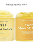 Brooklyn Botany Sweet Orange Body Scrub - Moisturizing and Exfoliating Body, Face, Hand, Foot Scrub - Fights Stretch Marks, Fine Lines, Wrinkles - Great Gifts for Women & Men - 10 oz