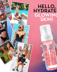 Mystic Tan Self Tanning Bundle: Wake-Up Tan Self Tanner Water Mousse 5.5 fl. oz. + Streak Free Tan Applicator Mitt - Hyaluronic Acid Overnight Moisturizer, Easy-to-Use, Works While You Sleep