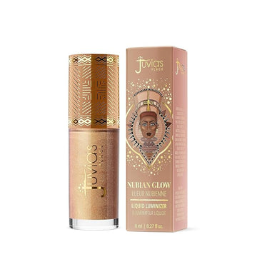 Juvia's Place Nubian Glow Liquid Luminizer Nubian Gleam - Radiant Highlighter Makeup Glowy Tint Daily Dewy Luminous Beauty Creamy Bronzing Skincare Radiating Brightening Natural Shine Face & Cheeks