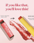 Burt’s Bees Tinted Boosted Balm, Rose Knows, Hydrating Tinted Lip Balm with Vitamin C, E, and F Core, 24 Hour Lip Moisturizer with Responsibly Sourced Beeswax, 100% Natural Origin, 1 Count, 0.16oz