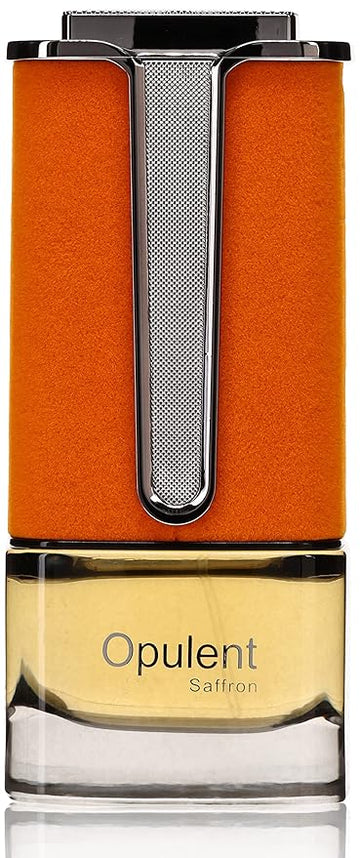 Al Haramain Opulent Saffron for Unisex - Arabian Perfume for Women and Men - Long Lasting Oriental Fragrance with Notes of Bergamot, Rose, Amber - Arabic Cologne - Eau de Parfum - 3.4 oz EDP Spray