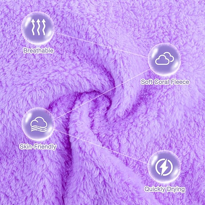 Makeup Remover Cloths 28 Pack - Super Soft Premium Coral Velvet Facial Cleansing Towels 7x7 Inch, Highly Absorbent Microfiber Reusable Washcloths for Face, Eye, Lips