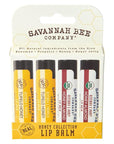 Savannah Bee Collection Lip Balm - Nourishes Dry Lips for All Day Comfort